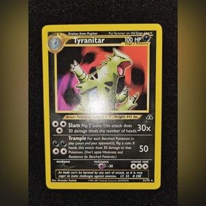 Tyranitar - 12/75 - Holo Rare - Unlimited Edition Pokemon NeoDis